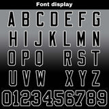 Custom Grey Black Reversible Gradient Football Jersey Personalized Football Shirts for Men Women  Printed Team Name Number Logo