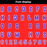 Custom Red Purple Reversible Football Jersey Personalized Gradient Football Shirts for Men Printed Team Name Number Logo