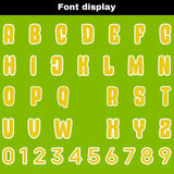 Custom Green Yellow Reversible Football Jersey Personalized Gradient Football Shirts for Men Printed Team Name Number Logo