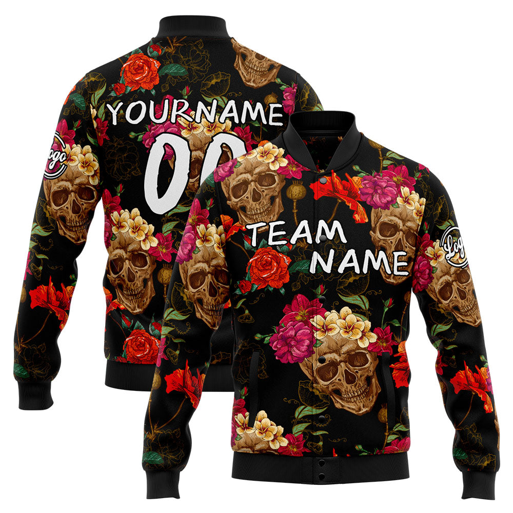 Personalized Custom Men's Jacket Customize Your Team Name, Logo, and Number enthsush