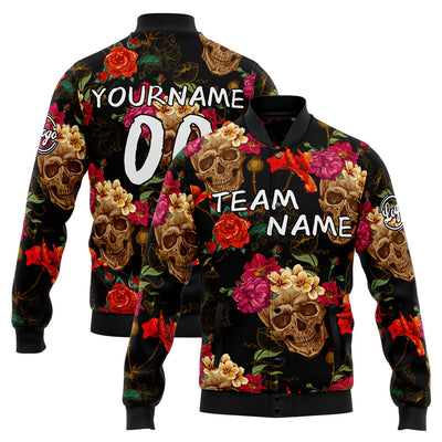 Personalized Custom Men's Jacket Customize Your Team Name, Logo, and Number enthsush