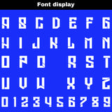 Custom Blue Black White Reversible Gradient Football Jersey Personalized Football Shirts for Men Women  Printed Team Name Number Logo