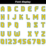 Custom Blue White Reversible Gradient Football Jersey Personalized Football Shirts for Men Women  Printed Team Name Number Logo