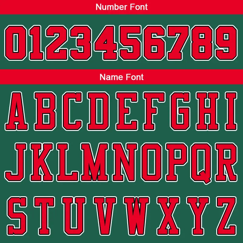 Custom Stitched Basketball Jersey for Men, Women And Kids Green-Red enthsush