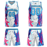 Custom Light Blue Basketball Jersey Uniform Suit Printed Your Logo Name Number