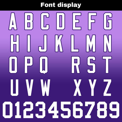 Custom Gradient Hoodie For Man Woman Girl Boy Print Your Logo Name Number Purple enthsush