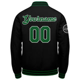 Custom Varsity Jacket Letterman jacket for Men, Women and Youth Green Black