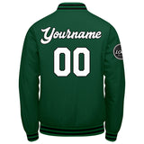 Custom Varsity Jacket Letterman jacket for Men, Women and Youth Green Black White