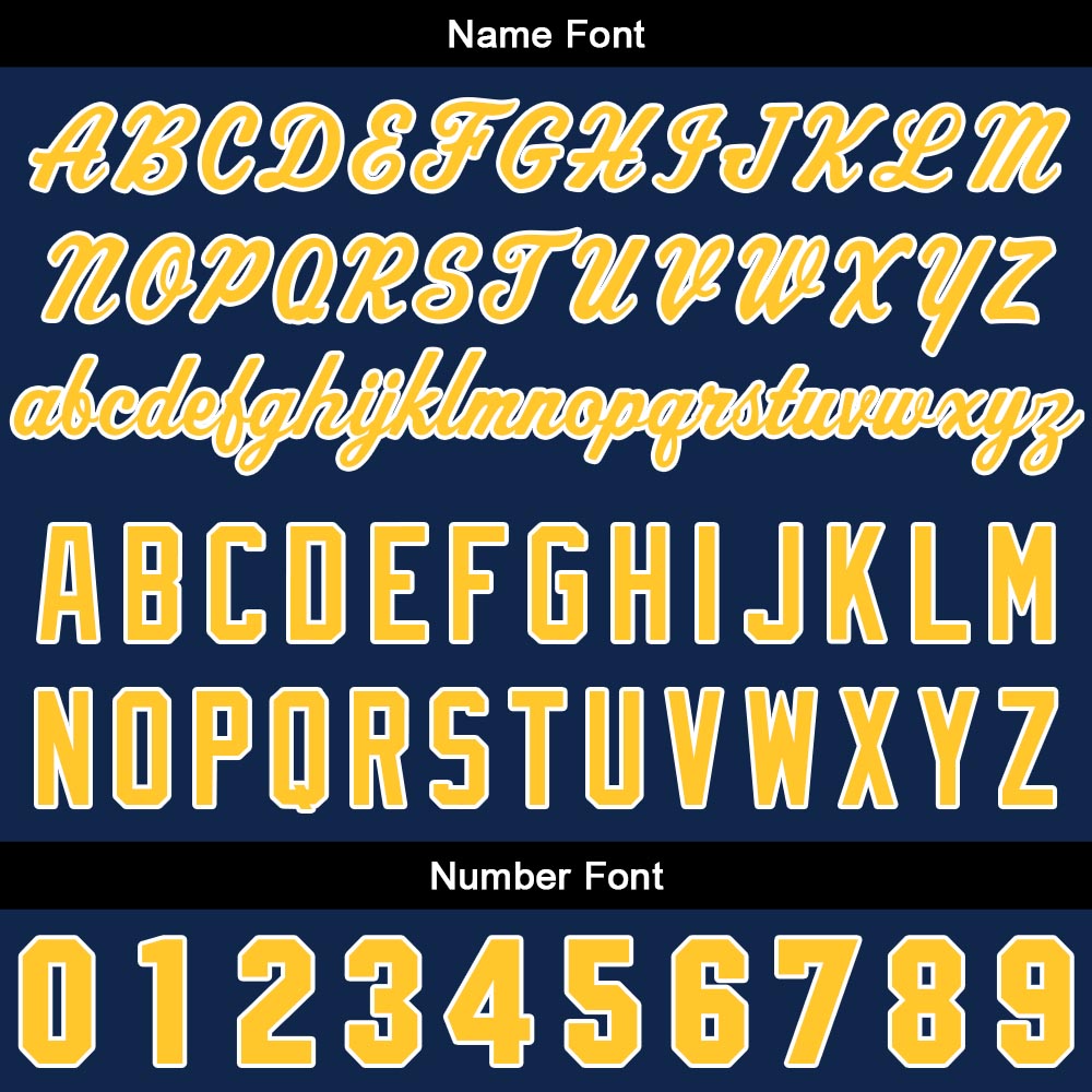 Custom Gradient Hoodie For Man Woman Girl Boy Print Your Logo Name Number Navy Yellow enthsush