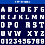 Custom Blue White Reversible Gradient Football Jersey Personalized Football Shirts for Men Women  Printed Team Name Number Logo