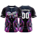 Custom Baseball Jersey Personalized Baseball Shirt for Men Women Kids Youth Teams Stitched and Print Pink enthsush
