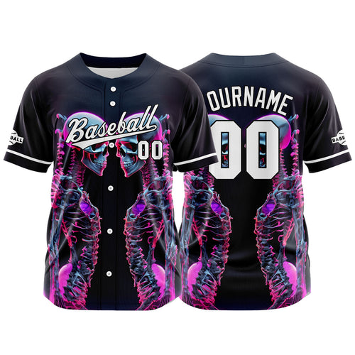 Custom Baseball Jersey Personalized Baseball Shirt for Men Women Kids Youth Teams Stitched and Print Pink enthsush