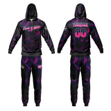 Custom Black Rose Red Sweatshirt Hoodie For Men Women Girl Boy Print Your Logo Name Number