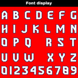 Custom Blue Red Reversible Gradient Football Jersey Personalized Football Shirts for Men Women  Printed Team Name Number Logo