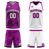 Custom Rose Reversible Basketball Suit for Adults and Kids Personalized Jersey