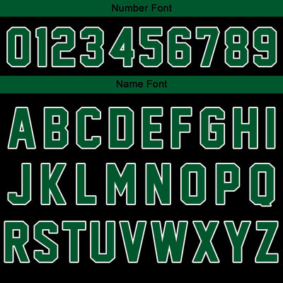 Custom Varsity Jacket Letterman jacket for Men, Women and Youth Green Black enthsush