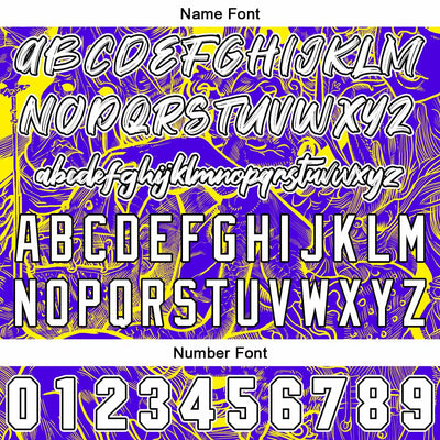 Custom Baseball Uniforms High-Quality for Adult Kids Optimized for Performance Witch-Purple&Yellow enthsush