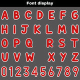 Custom Gray Red Reversible Football Jersey Personalized Gradient Football Shirts for Men Printed Team Name Number Logo