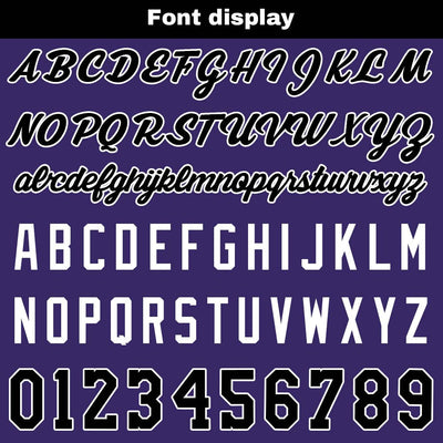 Custom basketball jersey shorts for men and women. Embroidered and printed name, number and logo Purple&Black enthsush