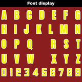 Custom White Yellow Reversible Football Jersey Personalized Gradient Football Shirts for Men Printed Team Name Number Logo