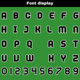 Custom Green Red Football Jersey Personalized Gradient Football Shirts for Men Printed Team Name Number Logo