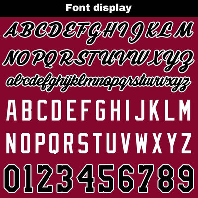 Custom basketball jersey shorts for men and women. Embroidered and printed name, number and logo Burgundy enthsush