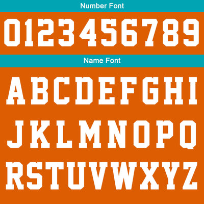 Custom Varsity Jacket Letterman jacket for Men, Women and Youth Orange Teal enthsush