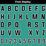 Custom Green Orange Reversible Football Jersey Personalized Gradient Football Shirts for Men Printed Team Name Number Logo