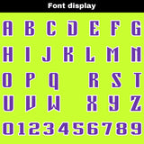 Custom Green Blue Reversible Football Jersey Personalized Gradient Football Shirts for Men Printed Team Name Number Logo