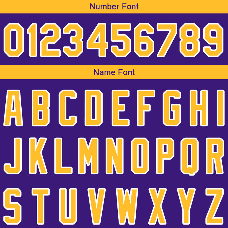 Custom Long Sleeve Windbreaker Jackets Uniform Printed Your Logo Name Number Purple-Yellow-White enthsush