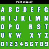 Custom Blue Green Reversible Football Jersey Personalized Gradient Football Shirts for Men Printed Team Name Number Logo