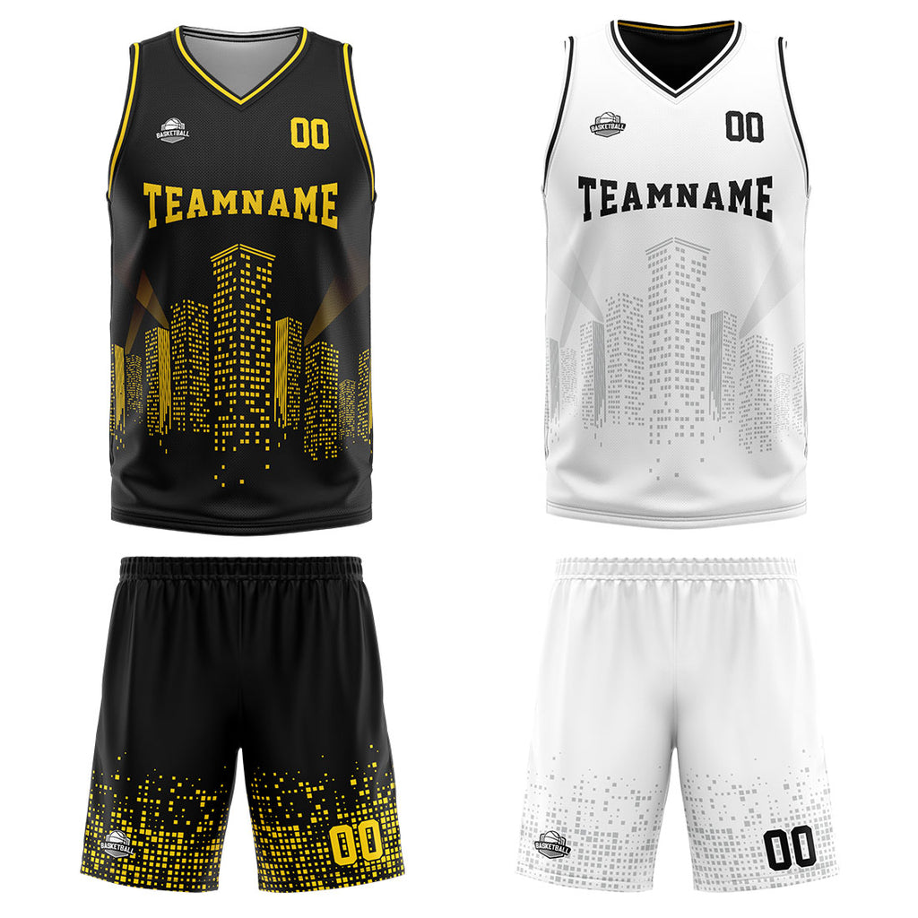 Custom Reversible Basketball Suit for Adults and Kids Personalized Jersey Royal-Red enthsush