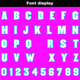 Custom Rose Blue Reversible Football Jersey Personalized Gradient Football Shirts for Men Printed Team Name Number Logo