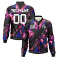 Custom Long Sleeve Windbreaker Jackets Uniform Printed Your Logo Name Number Nebula enthsush