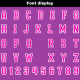 Custom White Pink Reversible Football Jersey Personalized Gradient Football Shirts for Men Printed Team Name Number Logo