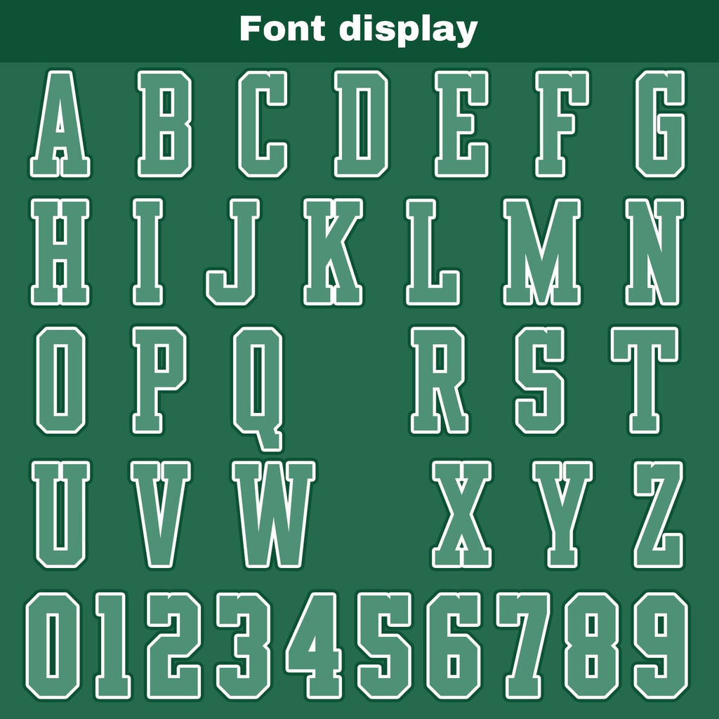 Custom Green Basketball Jersey Uniform Suit Printed Your Logo Name Number enthsush