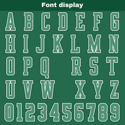 Custom Green Basketball Jersey Uniform Suit Printed Your Logo Name Number enthsush