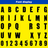 Custom Blue Yellow Black White Reversible Gradient Football Jersey Personalized Football Shirts for Men Women  Printed Team Name Number Logo