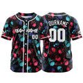 Custom Baseball Jersey Personalized Baseball Shirt for Men Women Kids Youth Teams Stitched and Print Red&Blue enthsush