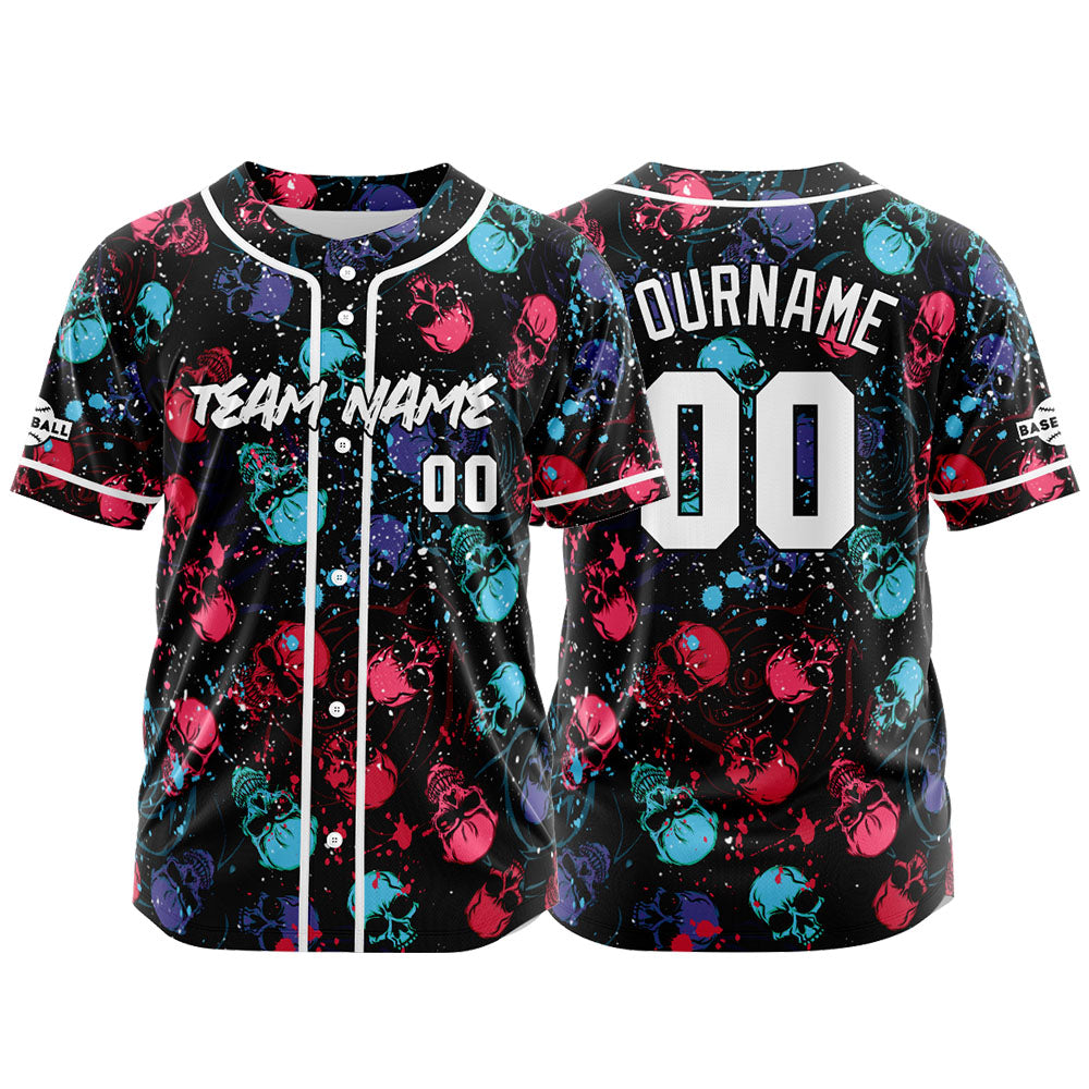 Custom Baseball Jersey Personalized Baseball Shirt for Men Women Kids Youth Teams Stitched and Print Red&Blue enthsush