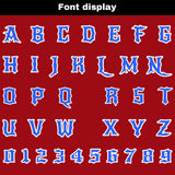 Custom Black Blue Reversible Football Jersey Personalized Gradient Football Shirts for Men Printed Team Name Number Logo