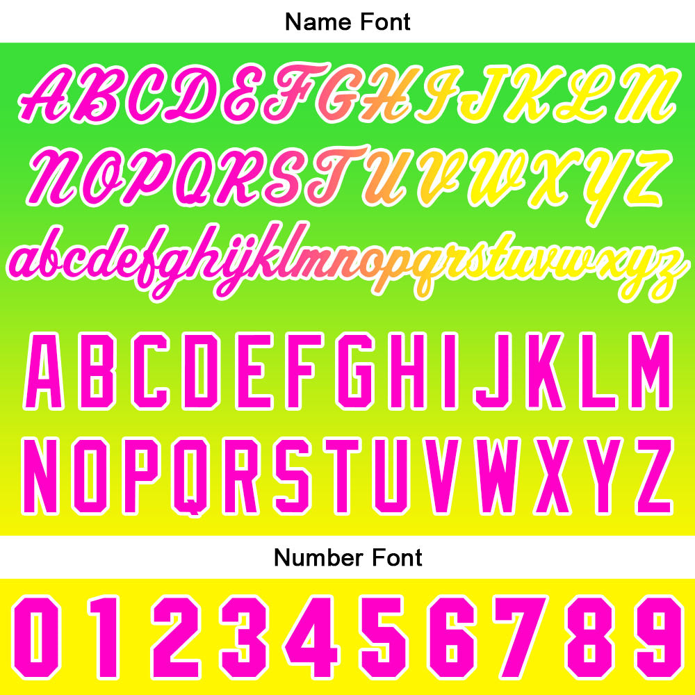Custom Full Print Design Authentic Baseball Jersey rose red-yellow-green enthsush