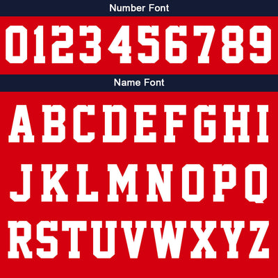 Custom Navy Red Sweatshirt Hoodie For Men Women Girl Boy Print Your Logo Name Number enthsush