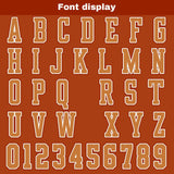 Custom Burnt Orange Basketball Jersey Uniform Suit Printed Your Logo Name Number