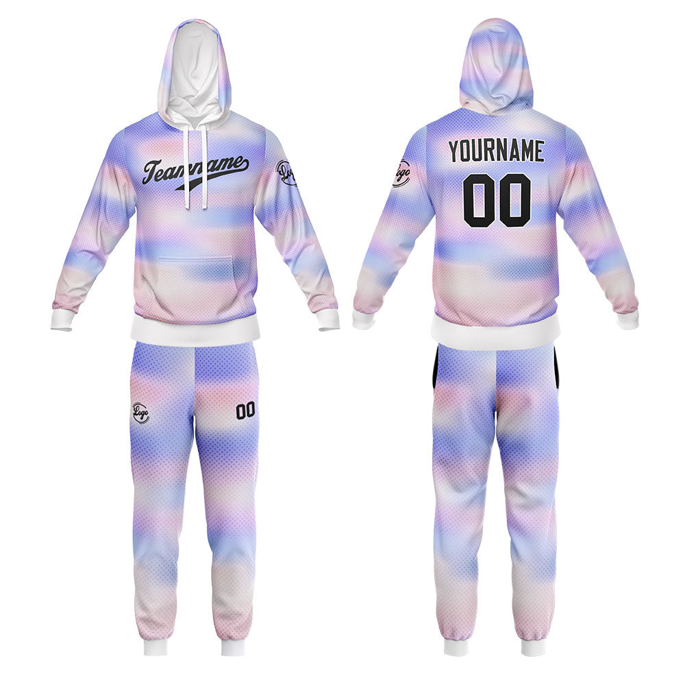 Custom Light Purple Sweatshirt Hoodie For Men Women Girl Boy Print Your Logo Name Number enthsush