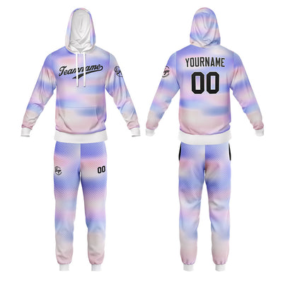 Custom Light Purple Sweatshirt Hoodie For Men Women Girl Boy Print Your Logo Name Number enthsush