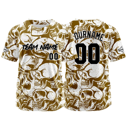Custom Baseball Jersey Personalized Baseball Shirt for Men Women Kids Youth Teams Stitched and Print Brown&White enthsush