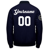 Custom Varsity Jacket Letterman jacket for Men, Women and Youth Navy