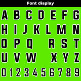 Custom Purple Green Reversible Football Jersey Personalized Gradient Football Shirts for Men Printed Team Name Number Logo