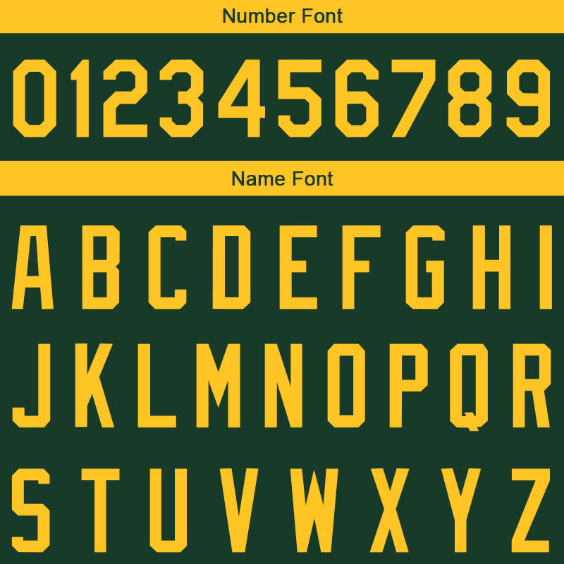Custom Long Sleeve Windbreaker Jackets Uniform Printed Your Logo Name Number Green-Yellow enthsush